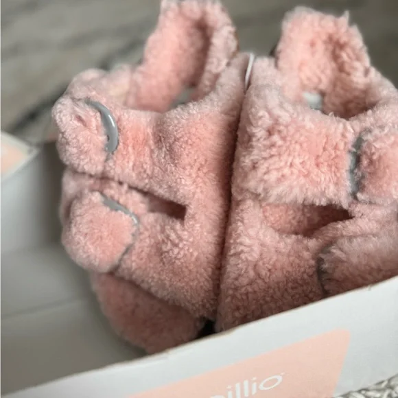 Papillio Pink Fuzzy Sandals - Picture 4 of 4